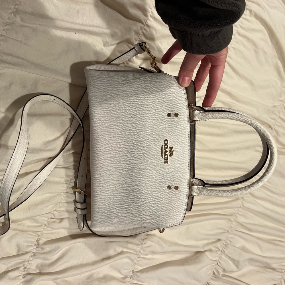 Coach Lillie Carryall Leather Handbag - Picture 2 of 4